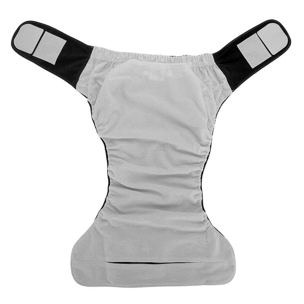 Couches Pour Adultes, Couches En Tissu Adulte Réutilisables Anti Side Leakage Nappy Cloth Diapers Réglable Grande Couche, Pour Les Soins Aux Personnes Âgées Et Handicapées (Noir)