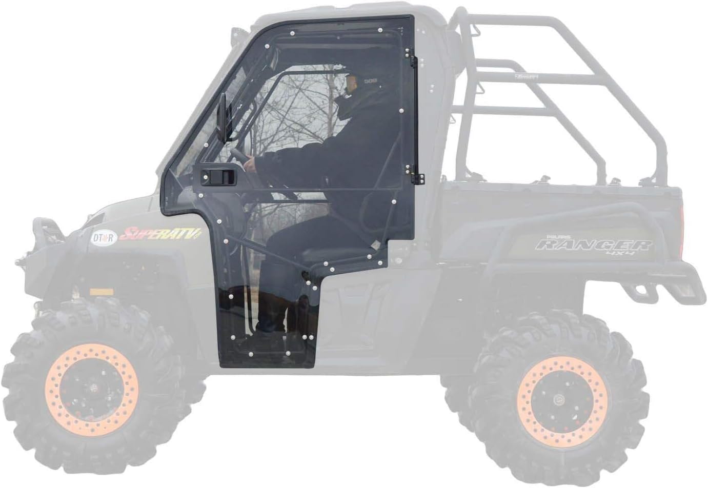 SuperATV Cab Enclosure Doors for Polaris Ranger XP 800 (See