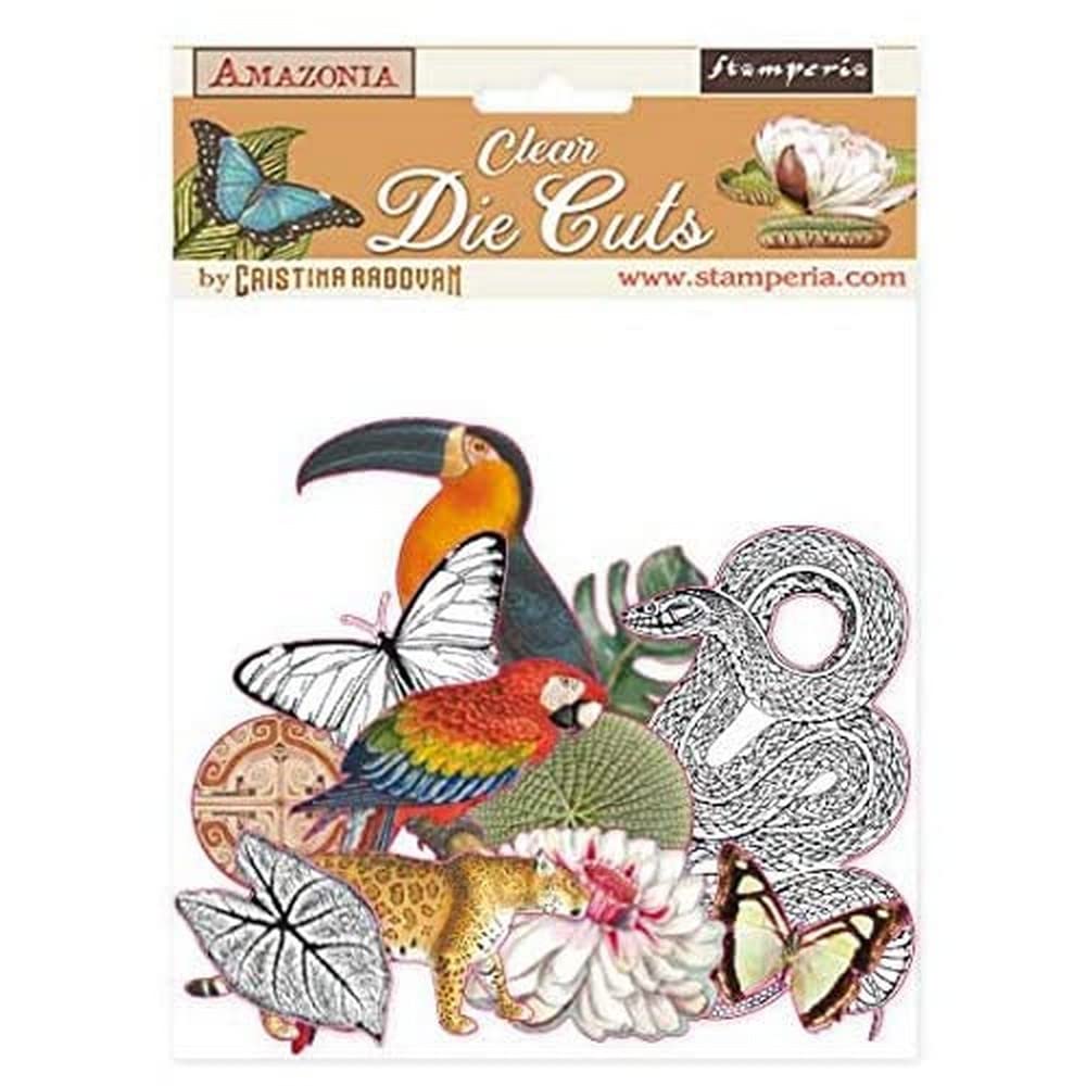 Stamperia Clear Die Cuts Amazonia