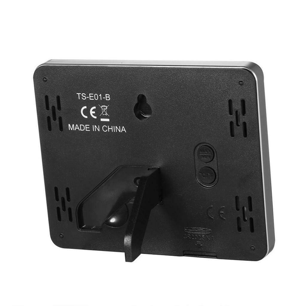 Digital Temperature Humidity Tester Wireless Thermo-Hygrometer LCD ...