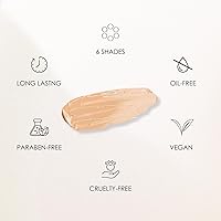Vista 4 de NATASHA MOOR: Liquid Magic Corrector – Máxima cobertura para ojeras – Larga duración, resistente al agua, vitamina E, libre de crueldad – Adecuado