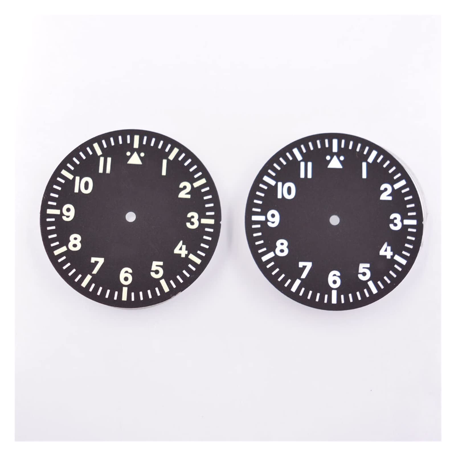 Esfera de 35,5 mm, Compatible con los Movimientos 8205, 8215 y 821A, Compatible con el Movimiento DG2813, Esfera luminiscente Negra.