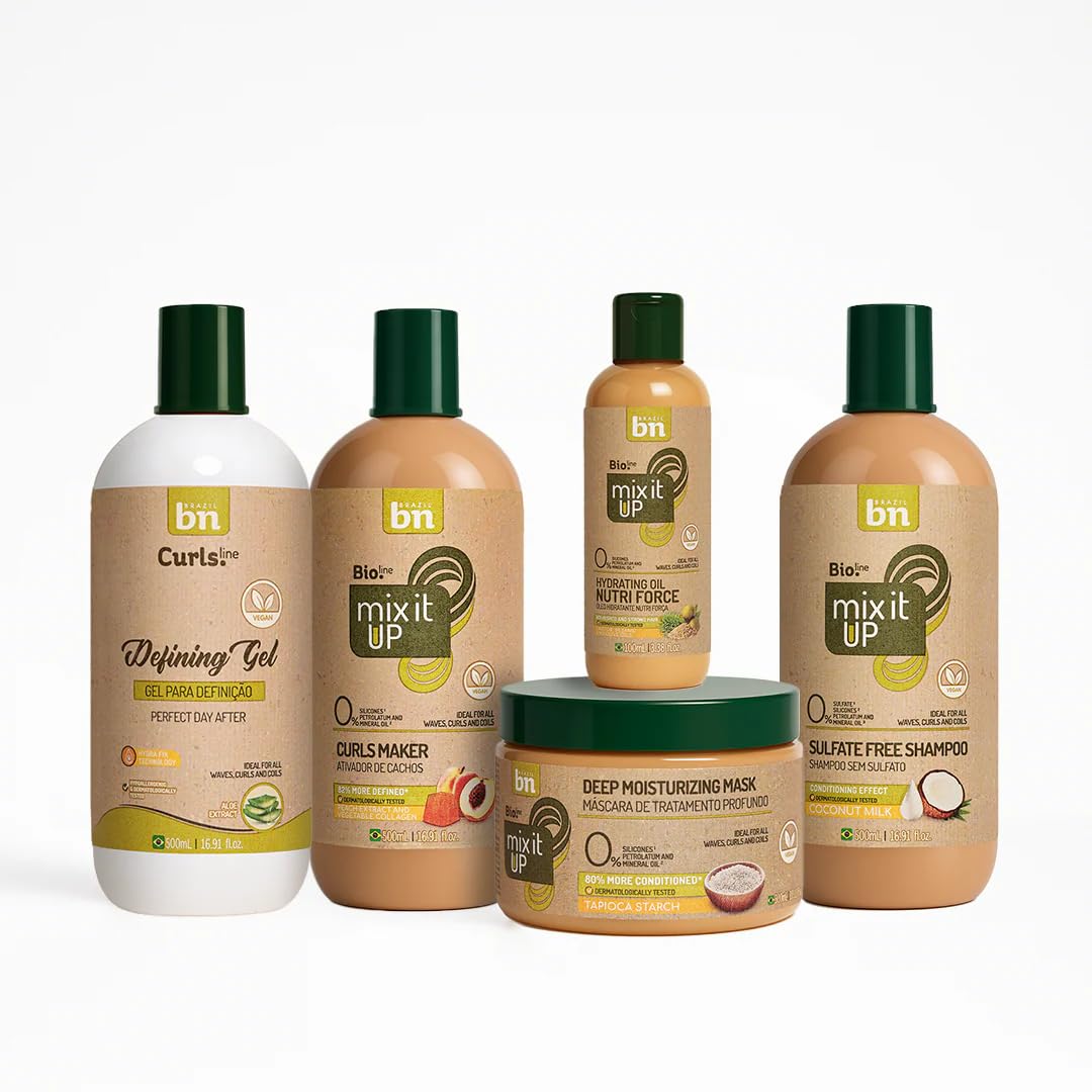 Kit Rizos Power con Nutri Fuerza, Activador y Gel - Hidratación, Nutrición y Definición - Cabello Rizado, Suave y Sin Frizz - Rutina Completa para Rizos Fuertes y Brillantes