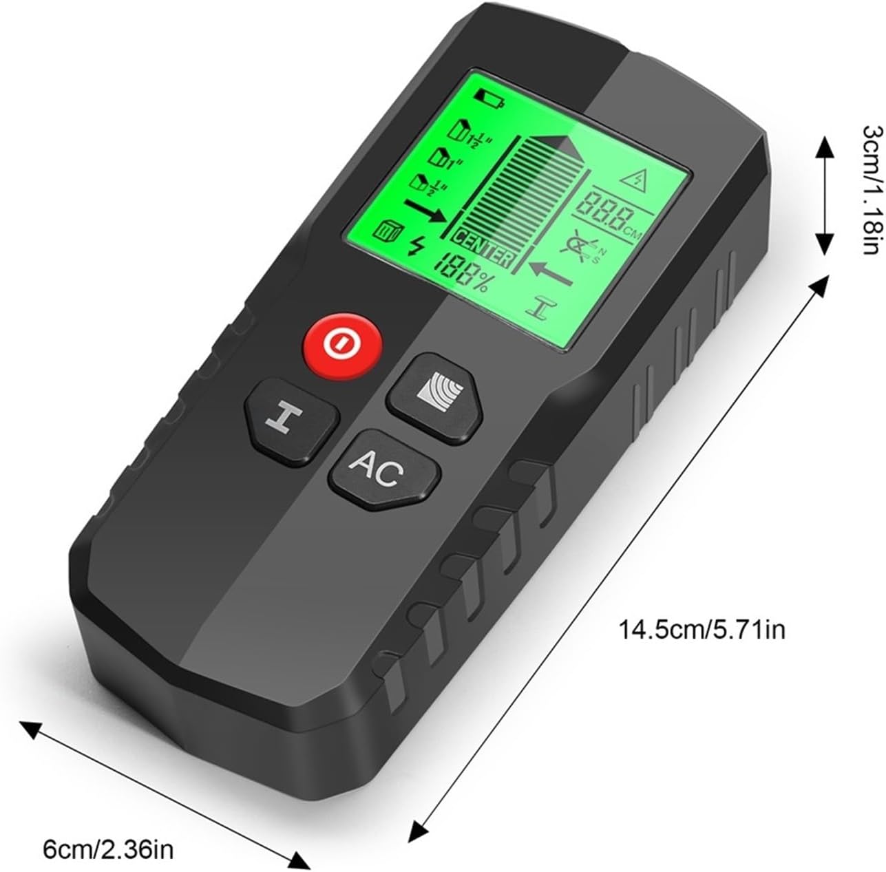 Wall Detector Scanner, Metal Detector Wall Scanner Inside Wall Cables Steel Cables Wood Detection Home Improvement Maintenance Tool,Metal Stud Finder