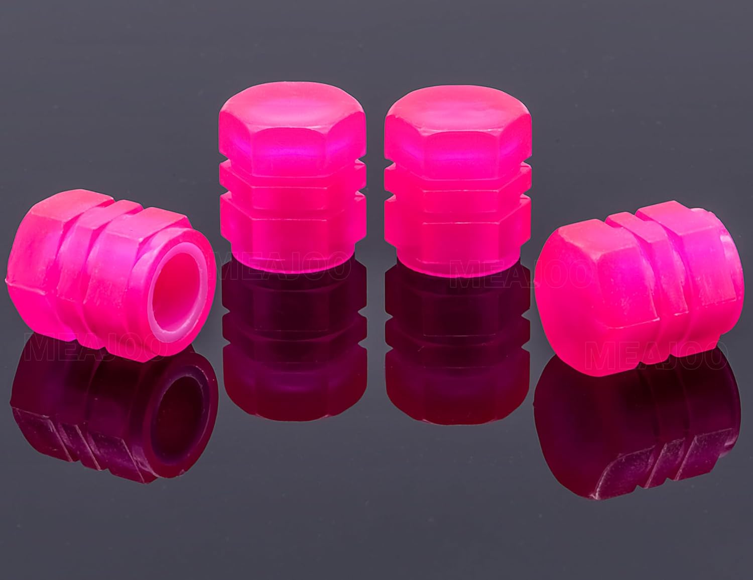 Fluorescent Car Tire Valve Stem Caps, 16Pcs Universal
