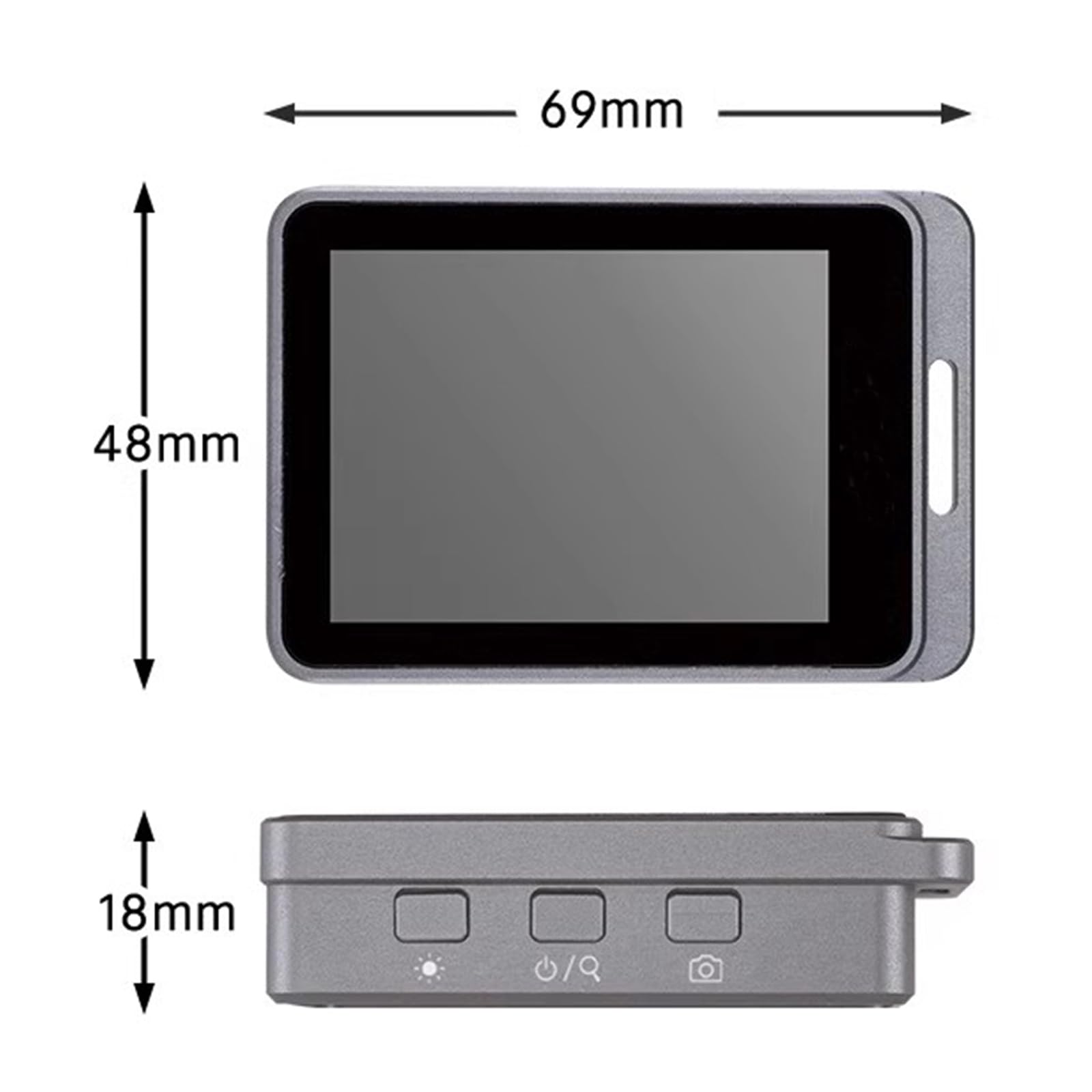Mini Microscopio Inteligente, Microscopio Digital De Bolsillo, Lupa De 19x, con Luz LED Blanca/UV, Pantalla LCD De 2,4 Pulgadas, Compatible con Fotos, Conexión a PC, Recargable