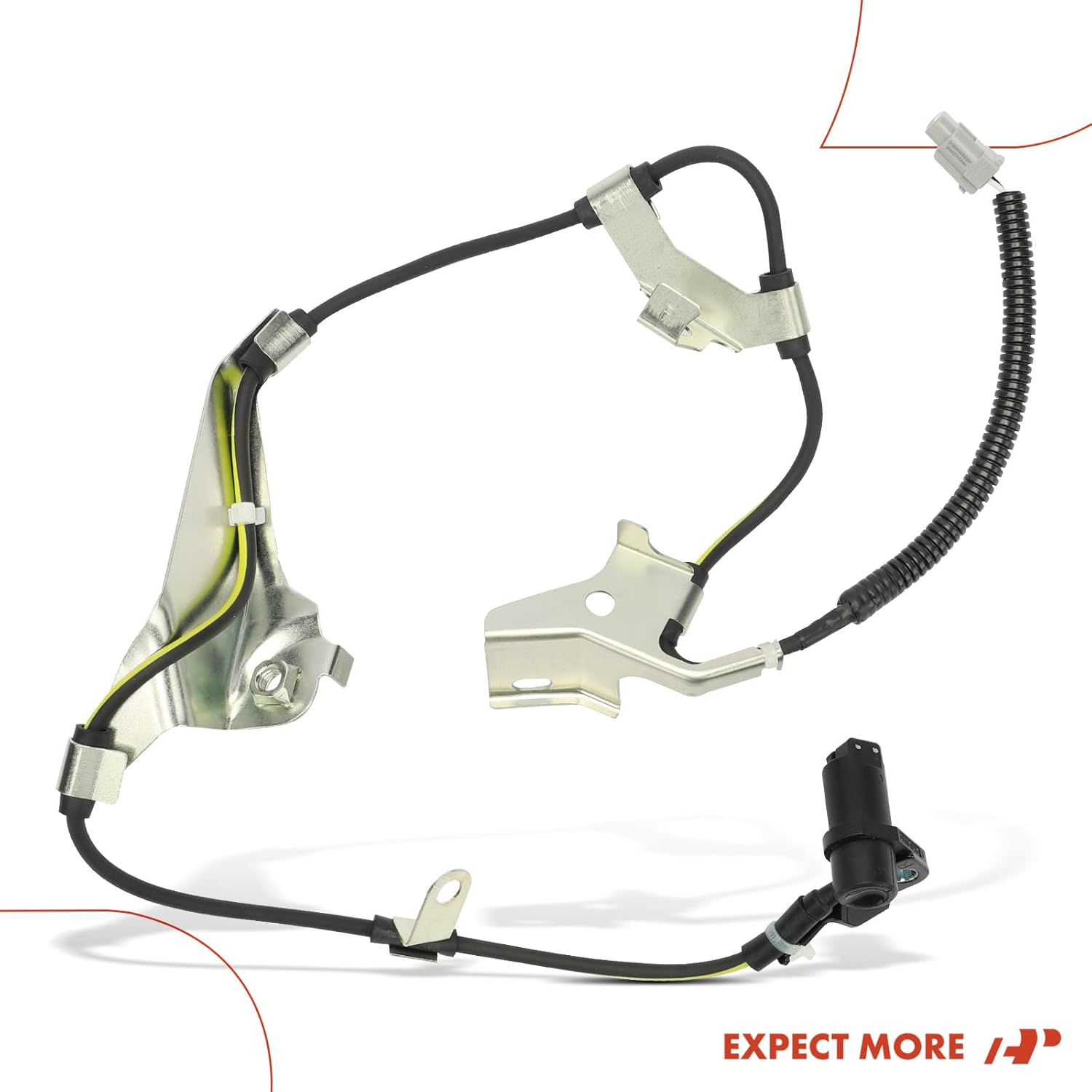 A-Premium ABS Wheel Speed Sensor Compatible with Toyota, Lexus Models - Land Cruiser 1998-2007, LX470 1998-2007, 4.7L - Front Right Passenger Side, Replace# 8954260040