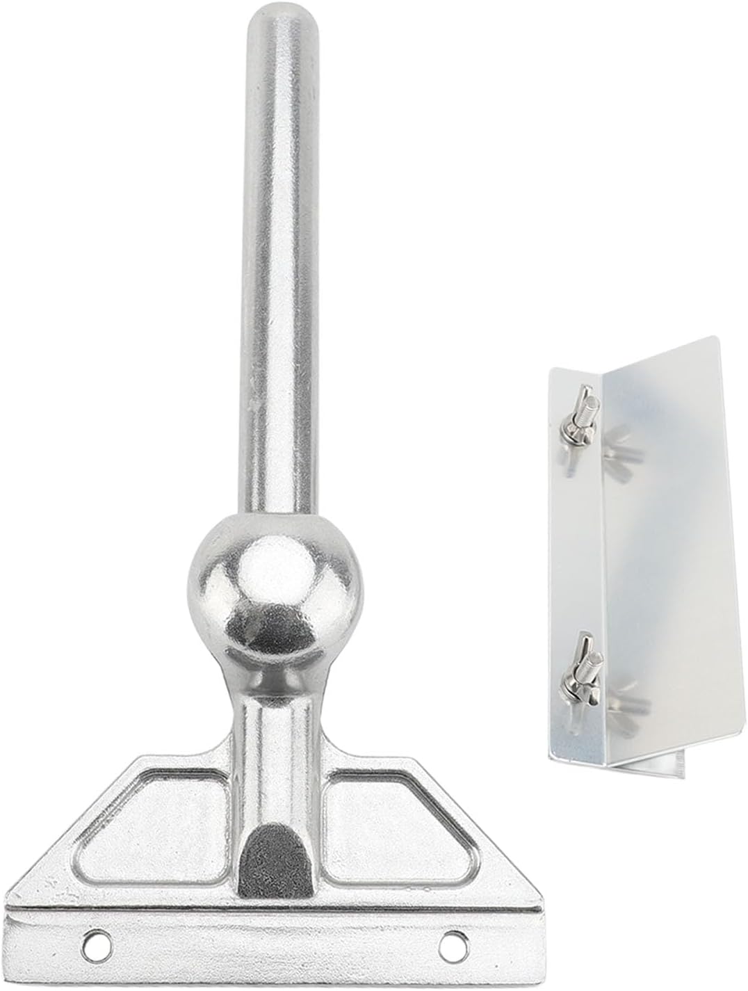 Heavy Duty Griddle Scraper Aluminum Handle Cleaning Commercial Ergonomic Restaurant Home Kitchen