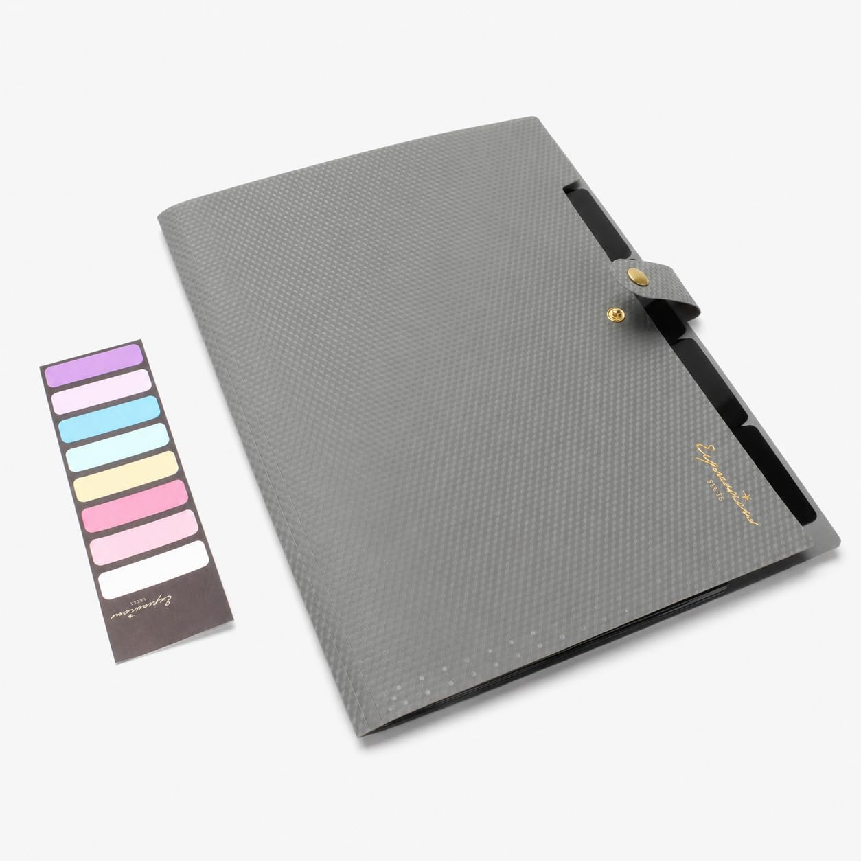 BERRYLION 5-Slot File Organiser, Expanding File Folder, A4 Document Organiser, Folder Organiser with Dividers, Filing Folder for Paperwork Organisation (Grey)