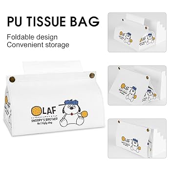 Amazon｜ティッシュケース スヌーピー オラフ ティッシュカバー
