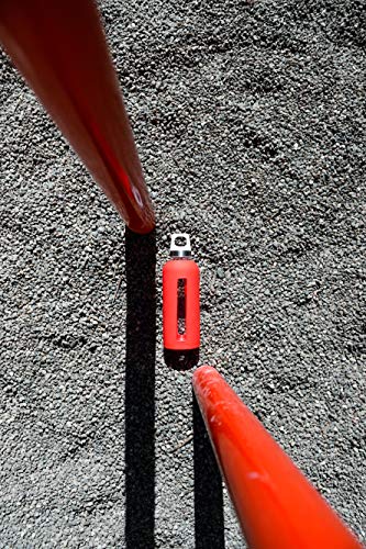 Sigg Star Glass Water Bottle With Silicone, 17 Oz, Scarlet #TOP2