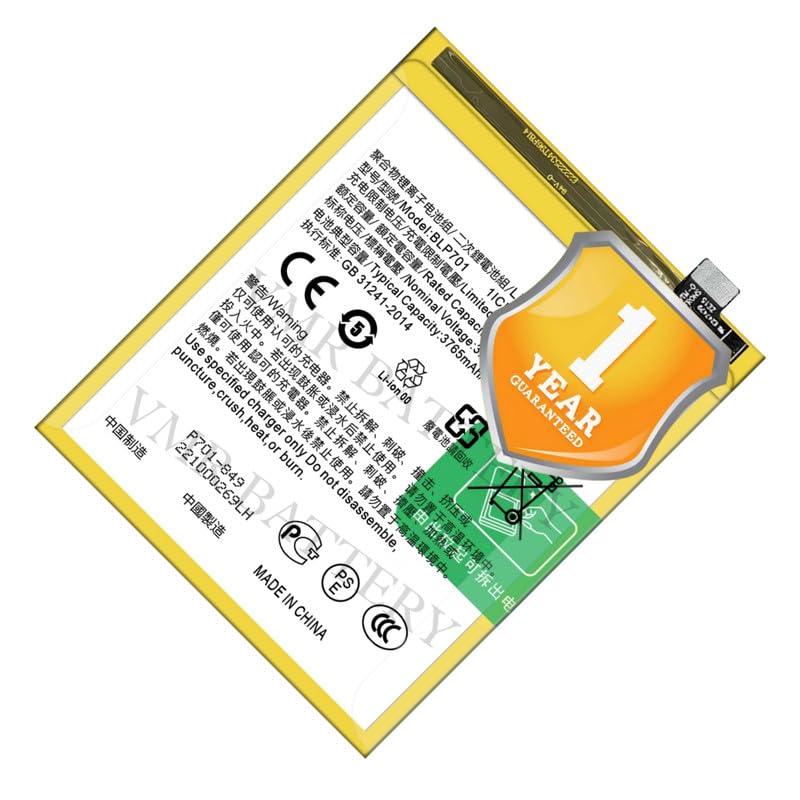 Image of Original BLP701 Battery Compatible for Oppo Reno (CPH1917, PCAM00, PCAT00) - (3765mAh) - 1 Year Warranty K7