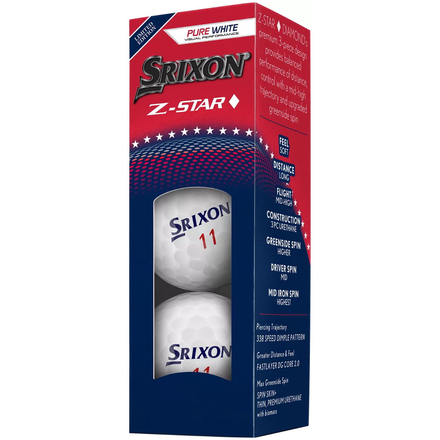 Srixon Z-Star Diamond Golf Balls, Diamond 3, USA : Amazon.co.za