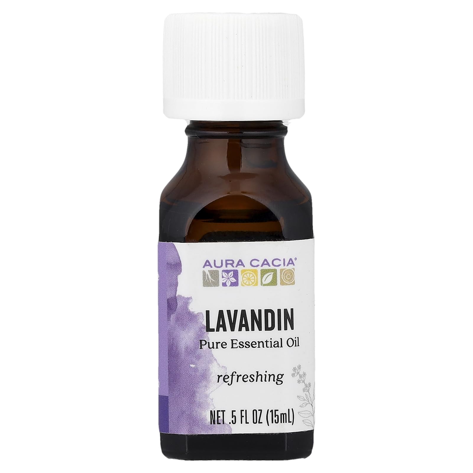 Aura Cacia Pure Lavandin Essential Oil | 0.5 fl. oz. | Lavandula intermedia