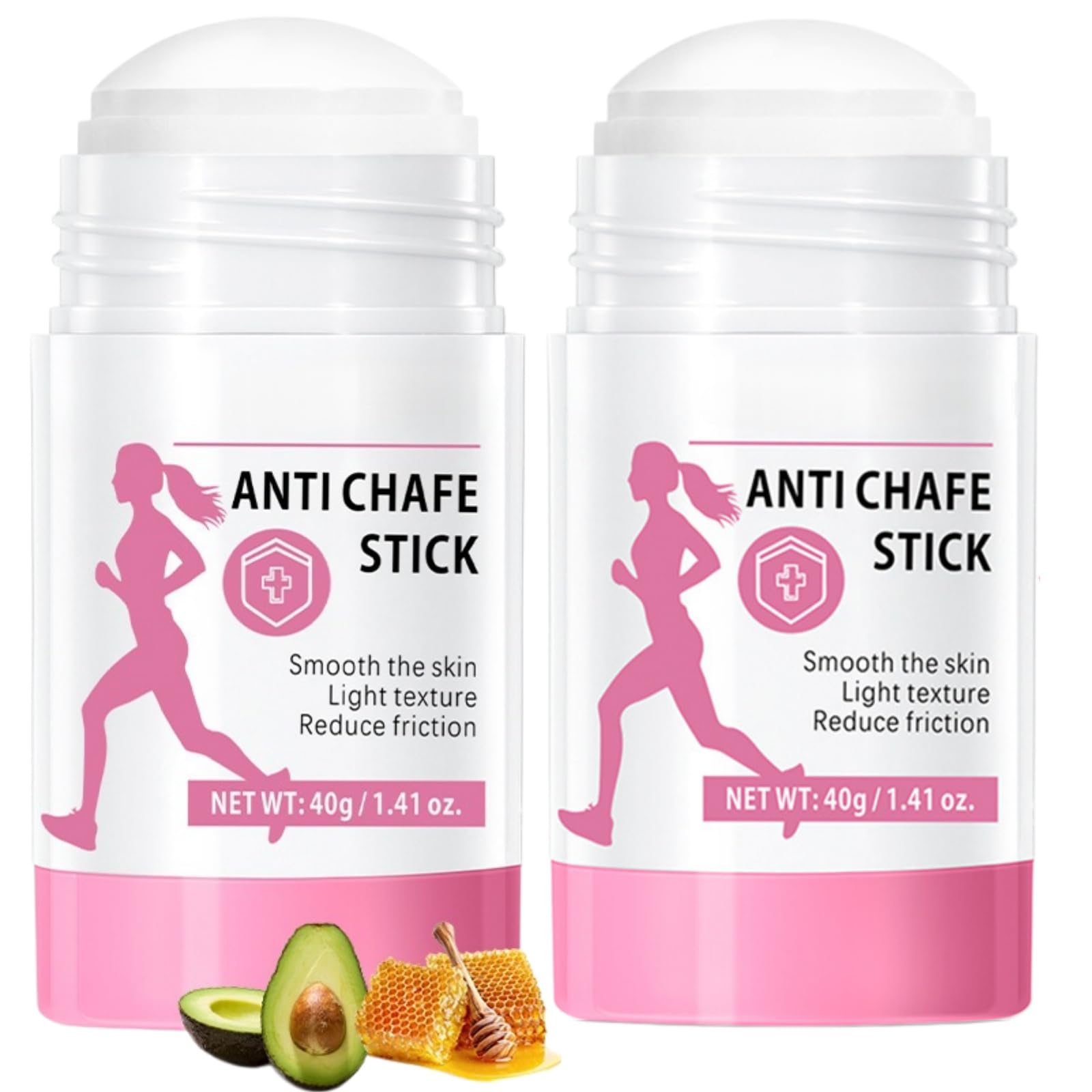 NBOFOL 2PCS Anti Chafe Balm,Anti Chafing Cream Stick,Anti Chafing Stick