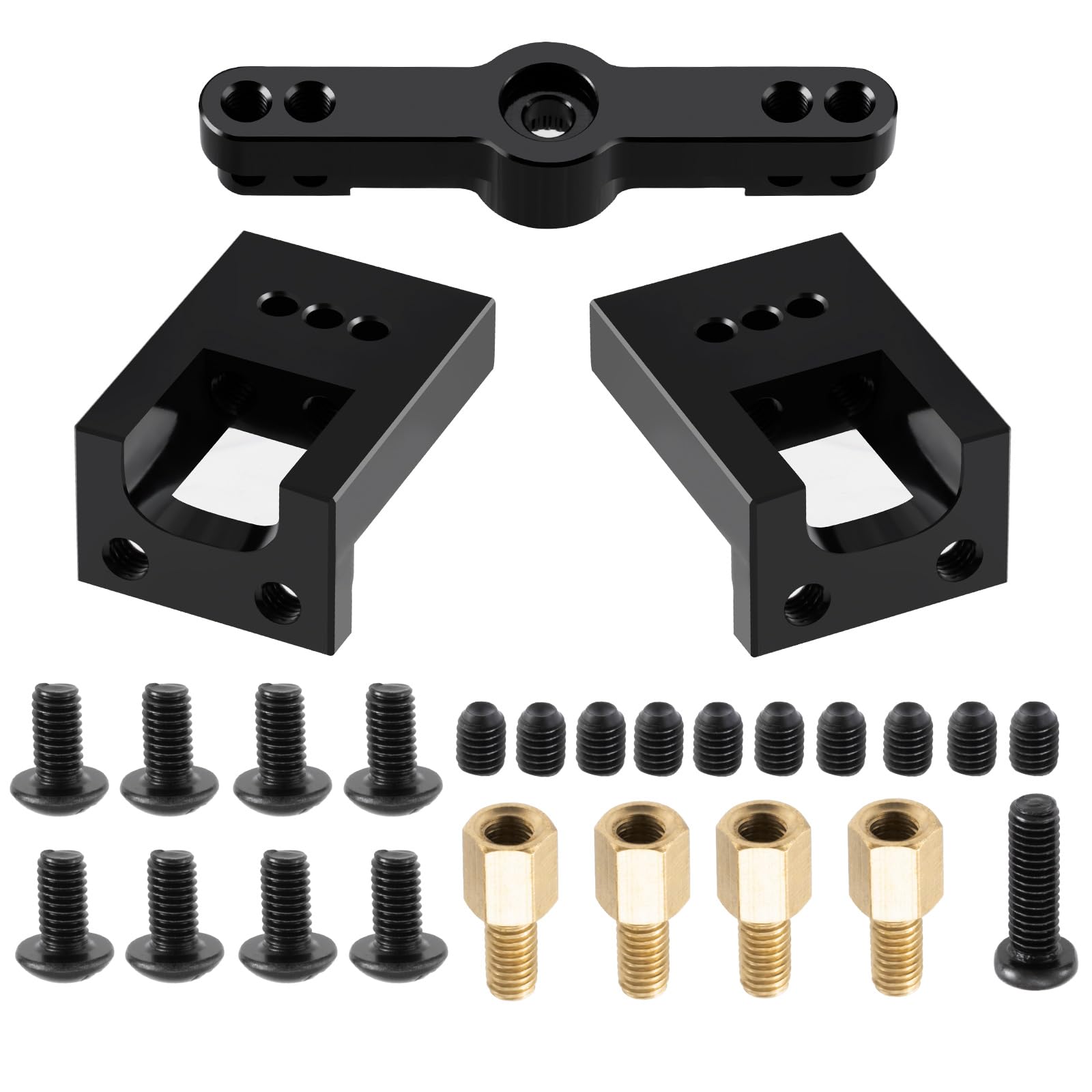 AXspeed 1/14 Aluminum Axle Differential Control Seat Compatible with Tamiya Trailer RC Truck