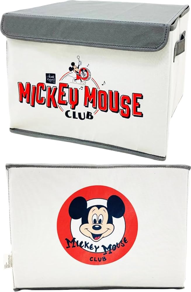 ミッキーマウス 収納ボックス 引き出し式 楽天市場】収納ボックス 幅38×奥行27×高さ23.5cm ふた付き