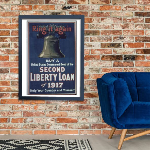 Second Liberty Loan estampe de collection Spiffing Prints impression mate extra large