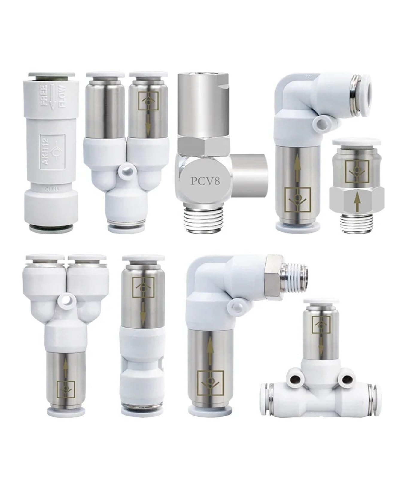 Clapet anti-retour pneumatique SPC10-02 pour stopper les retours de pression d'air