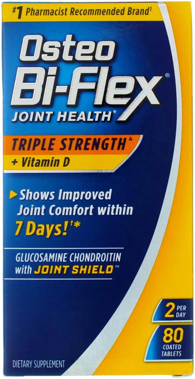 Osteo Bi-Flex Triple Strength + Vitamin D, Coated Tablets - 80 ea