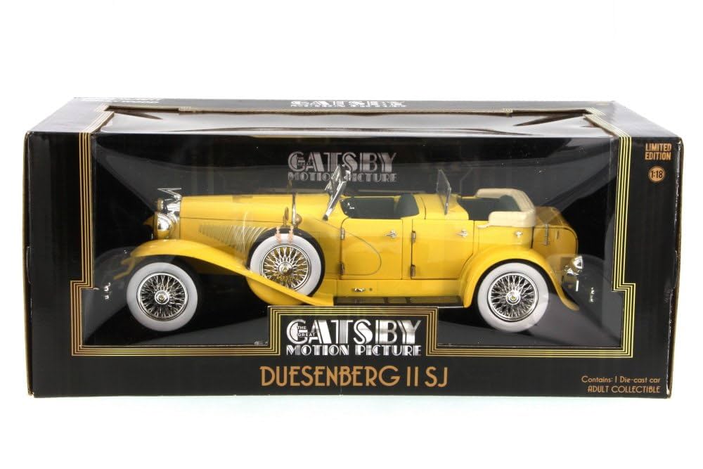 Duesenberg II SJ イエロー 1/18 Limited Edition 1934 Duesenberg II SJ from Gatsby Movie