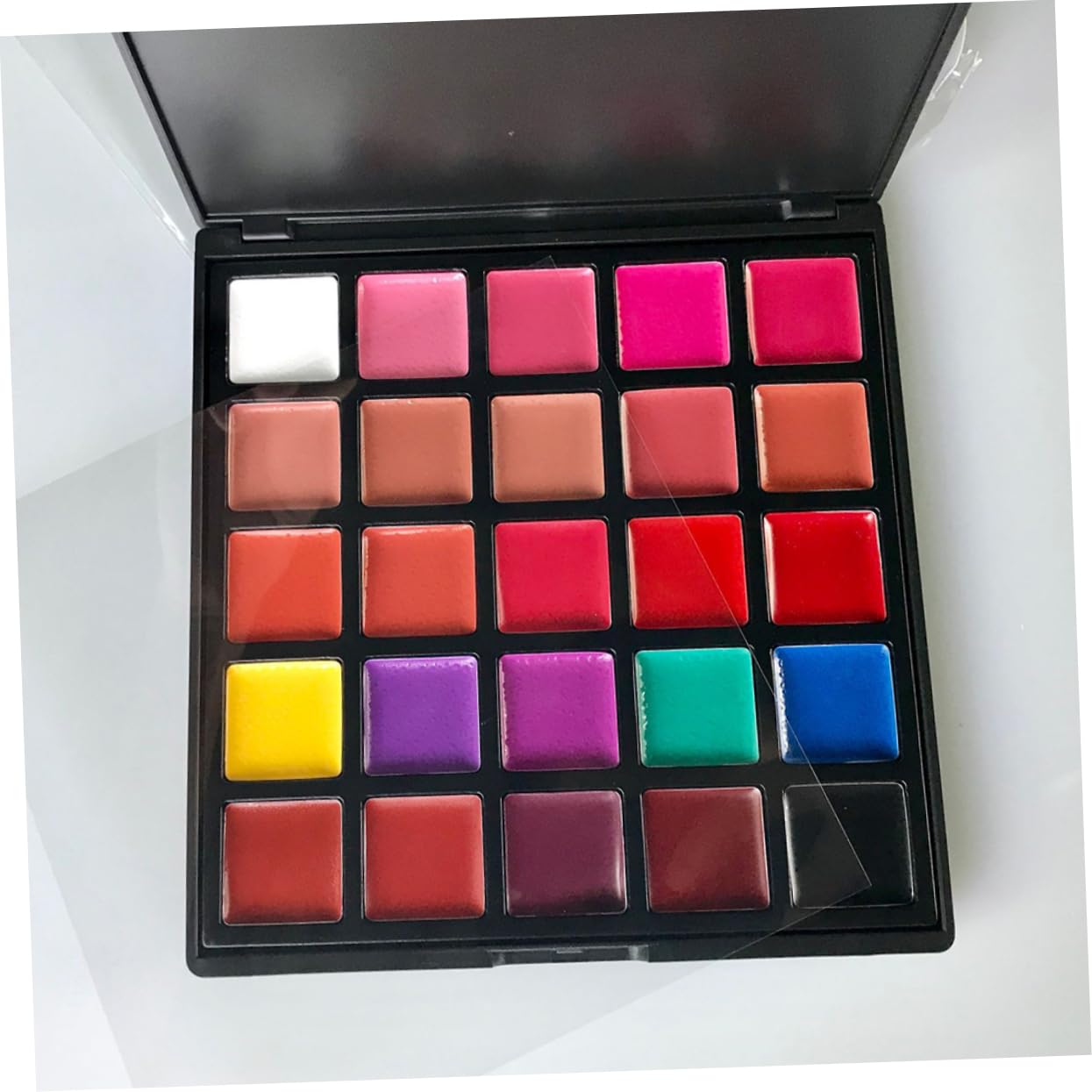 Paleta de Brillo de Labios de 25 Colores, Cosmética