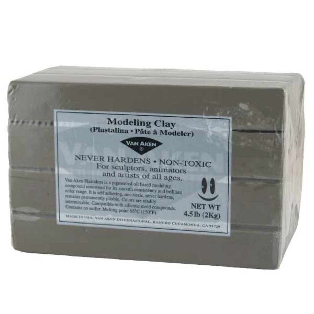 Van Aaken Modeling Clay 4.5Lb Gray
