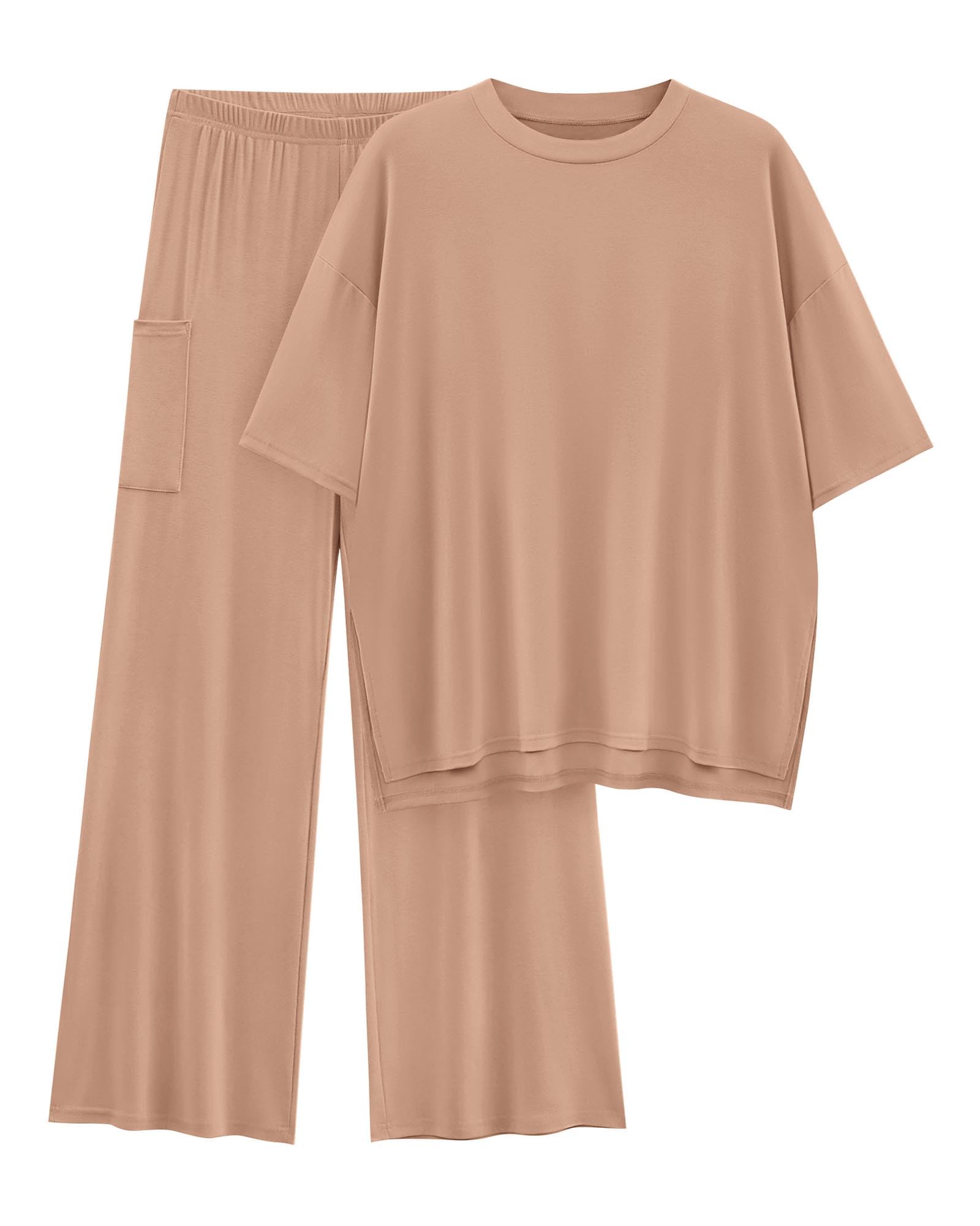 KIRUNDO 2 Piece Lounge Sets for Women Airport Travel Outfit