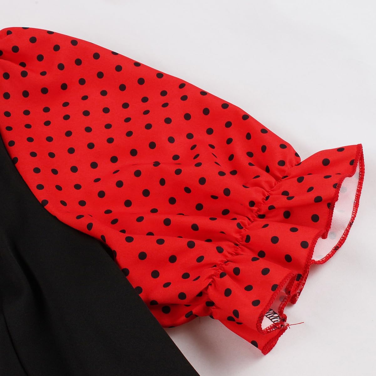 1950s Dresses for Women Vintage Polka Dots Rockabilly Retro Short Sleeve Dress Audrey Cocktail Party Evening Prom Gown - Image 2