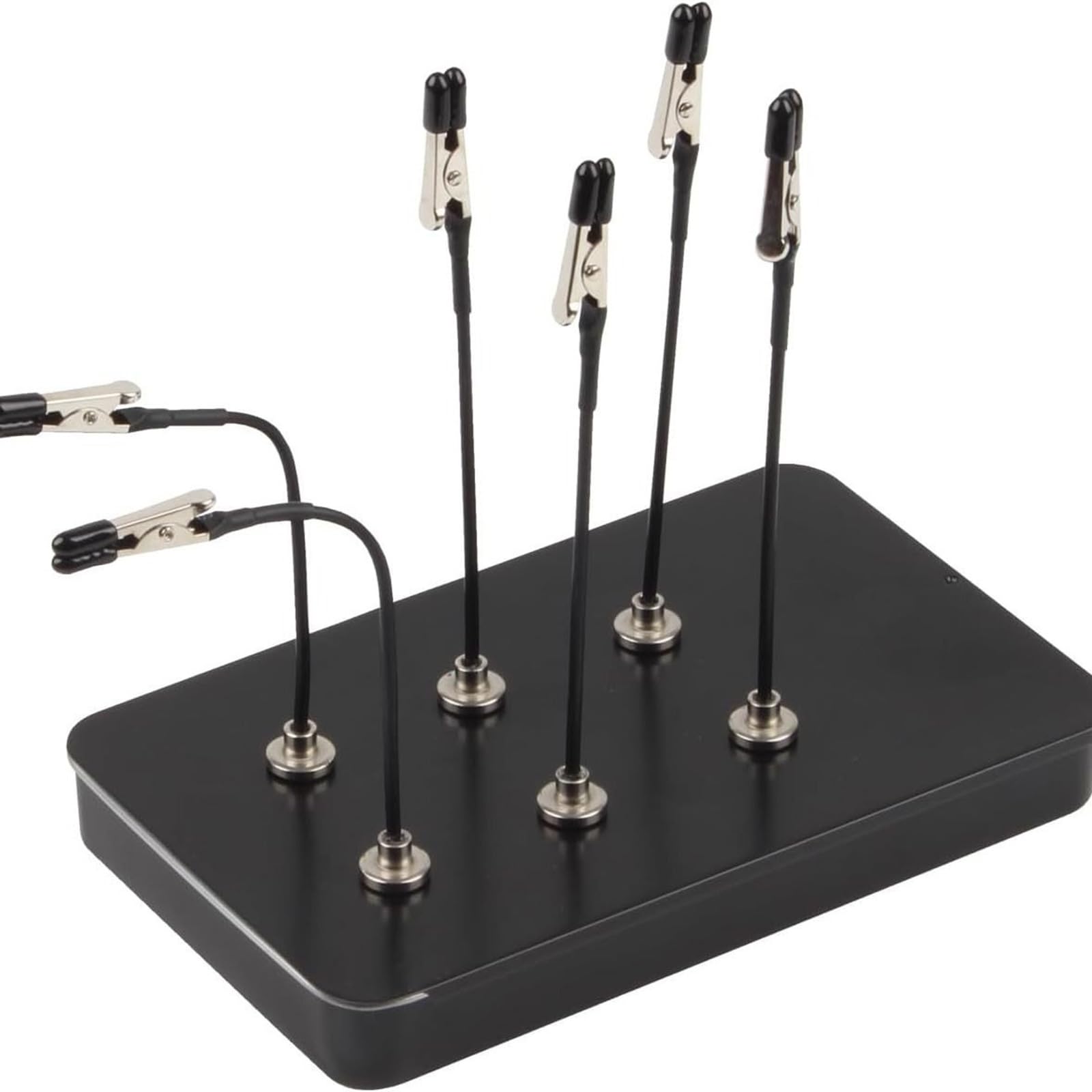 Daynagh Spray Paint Clamps, Airbrushes Holder Clamp, Model Making Tool, Painting Stand Base And 10 Pcs Alligators Clip Holder Stand For Hobby