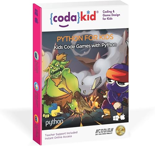 Code Python, Award-Winning STEM Courses, Coding for Kids, Ages 10+ with Online Mentoring Assistance, Learn Computer Programming and Code Amazing