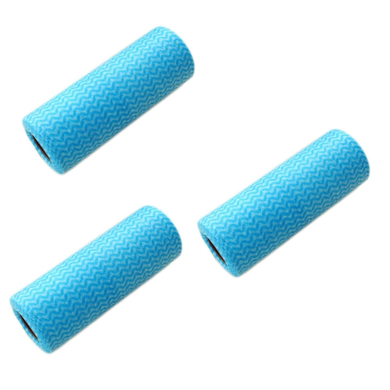 Healeved 150piezas Paquete De Paños De Cocina No Tejidos Absorbentes y Reutilizables Color Azul para Limpieza Hogares Restaurantes y Fábricas De Alimentos