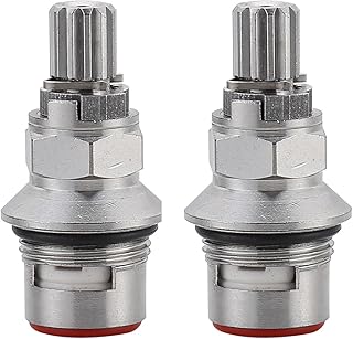 2 Pack Ceramic Disc Cartridge Replacement for 910-9000, Compatible with Price Pfister Hot & Cold Ceramic Valve, For Use on Two Handle Lavatory and Kitchen Faucets, 12 Point Broach