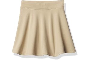 Sporty and Stylish: Girls Active French Terry Skort