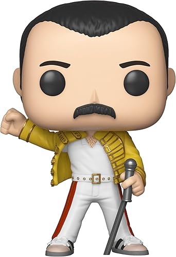 Vista 2 de Funko Pop! Es increíble: Queen- Freddie Mercury (Wembley 1986), Moderno, Estándar