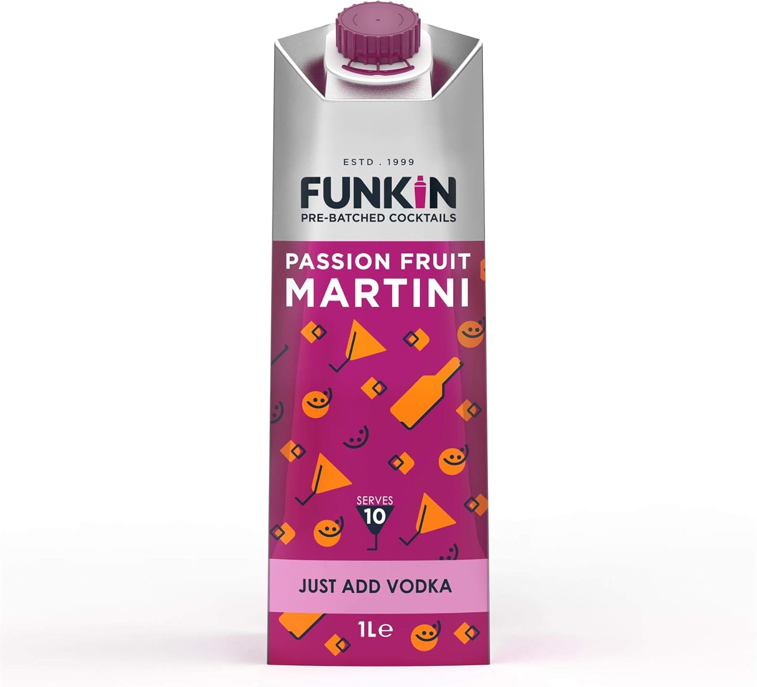 Funkin Passionfruit Martini Cocktail Mixer 1ltr Tropical Cocktail Mix