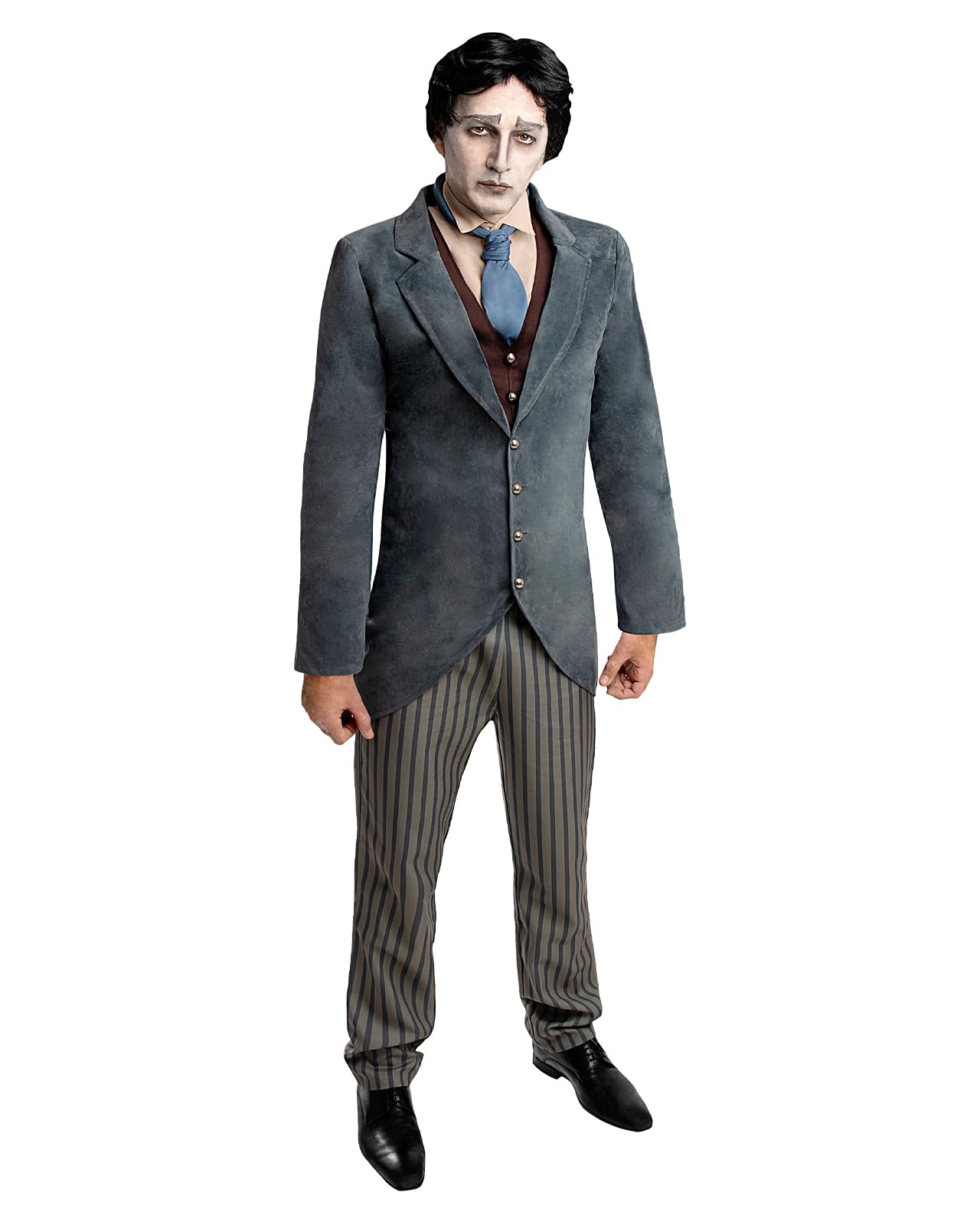 Funidelia Costume Ufficiale di Victor Van Dort - La Sposa Cadavere per uomo, Include giacca, gilet con petto, cravatta e pantaloni - Completo per adulti per feste, Carnevale e Halloween