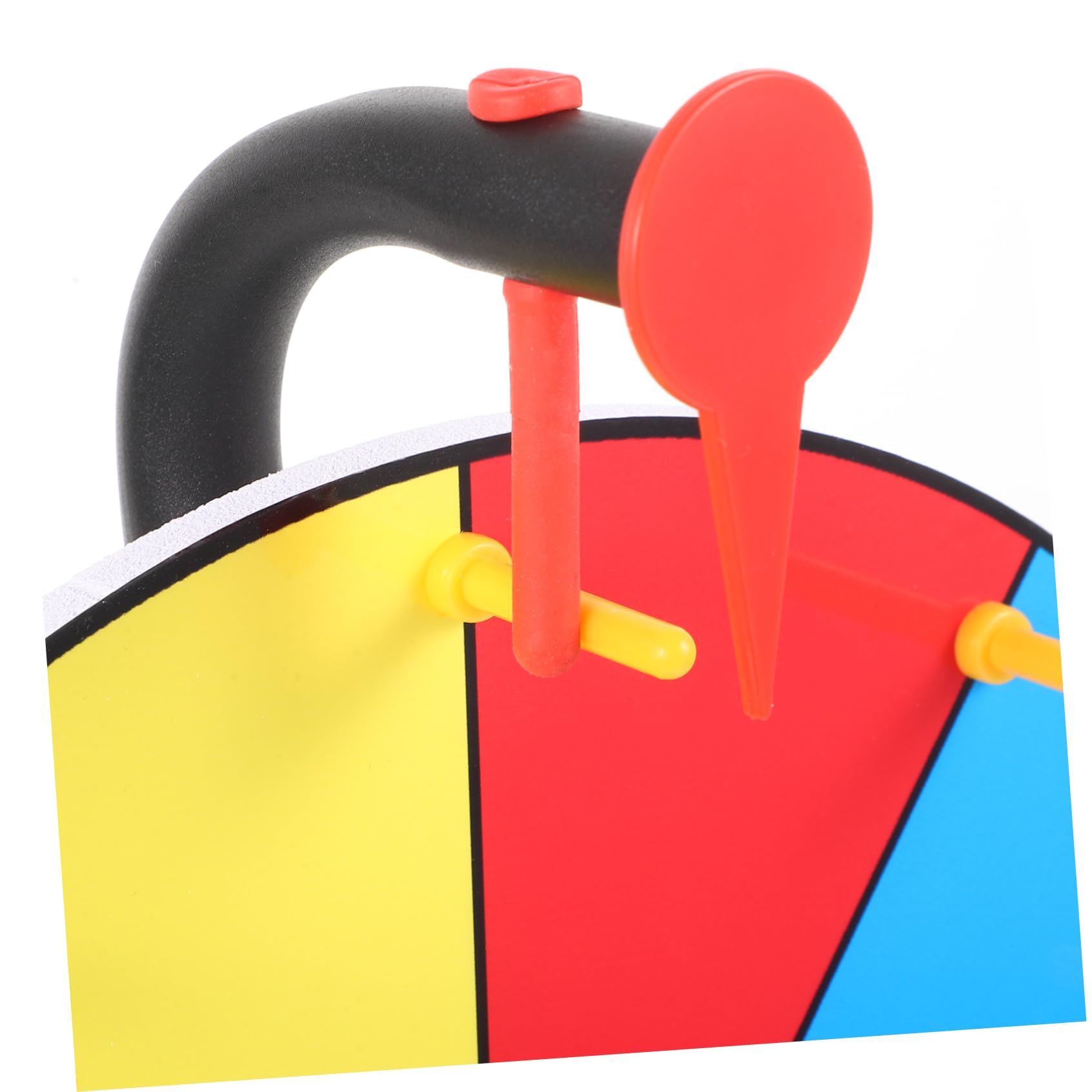 OKUMEYR Desktop Spinning Prize Wheel for Parties DIY Game Prop with Base Rotating Wheel for Versatile Carnival Game Supplies for Home Events