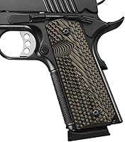 Vista 8 de Cool Hand 1911 agarres G10 de tamaño completo con tornillos incluidos, liberación MAG, corte de seguridad ambiental y textura OPS