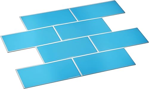 Miniatura 9 de Avant Decor 8 azulejos  Azulejos de metro medianos de gel 3D  Azulejos para salpicaduras de cocina y baño  PVC grueso  10.6 x 12.6 pulgadas