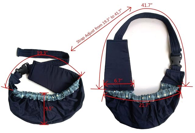 Foto 2 de 6 de OrgMemory Transportín para Mascotas, Bolsa Ajustable, para Perros pequeños, Gatos, al Aire Libre