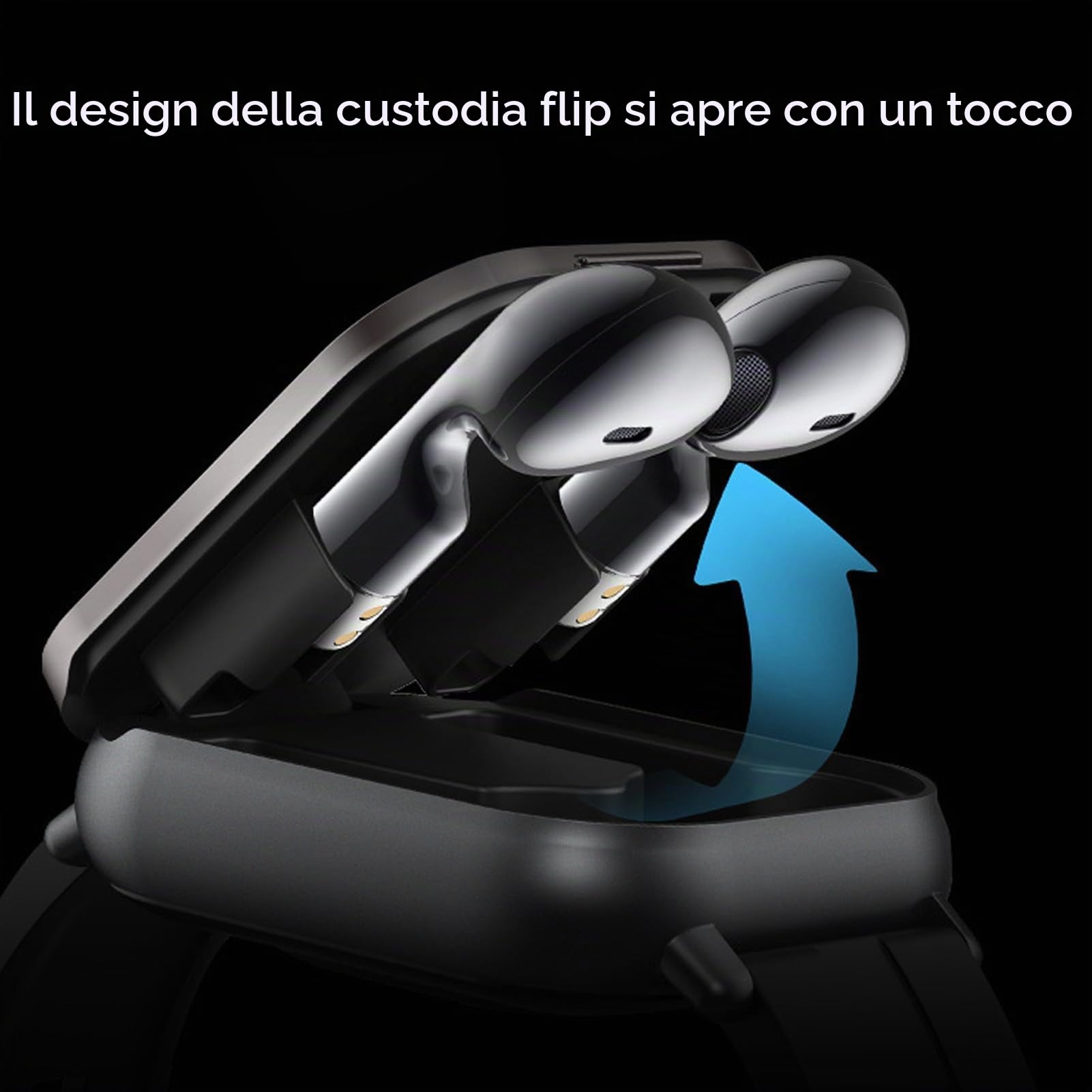 Ejoyous Smartwatch con Cuffie, Orologio da Schermo HD da 2,01 con Cuffie in CURANTE WIRELESS CHITNESS Tracker IP67 Waterproof NFC Sleep Monitor Counter per Android IOS