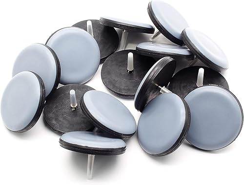 Miniatura 7 de 16 deslizadores de 1-12 pulgadas para clavos de muebles, protectores de suelo de PTFE para sillas autoadhesivas para muebles para suelos de madera