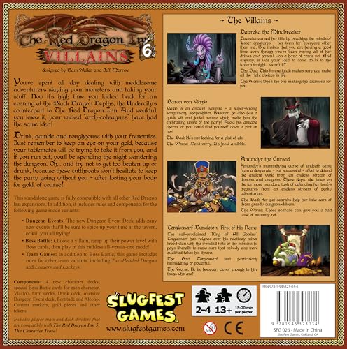 The Red Dragon Inn 6: Villains juego de cartas estrategia miniatura 2