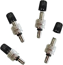 reiri Bicycle Insect Rubber No Need Super Valve, English Type (4 Black), Instruction Manual Included, No Rubber Required Valve