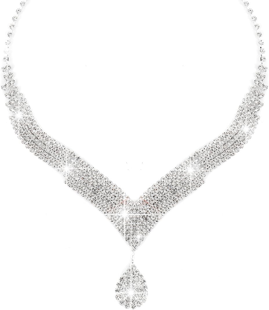 4-piece set of handcrafted fringed diamond-encrusted wedding ladies' crossbody handbag, necklace, earrings, bracelet, dinner bag, party ball bag, birthday and wedding, evening dress bag