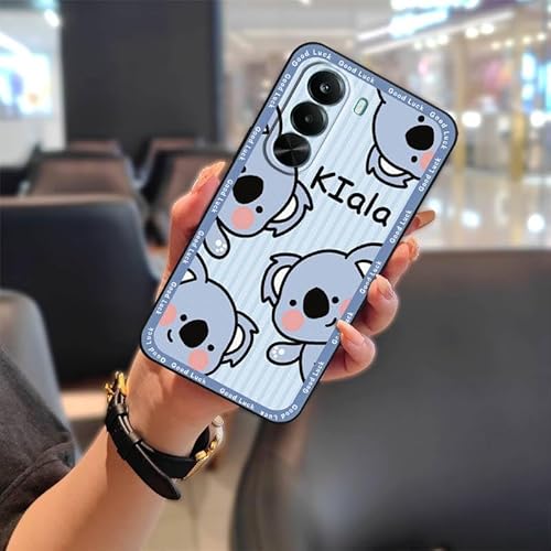 Phone Case Compatible with Realme P4X 5G, Anti-dust Dirt-resistant Cartoon Protective Shockproof TPU Phone Pouch Anti-knock Desi