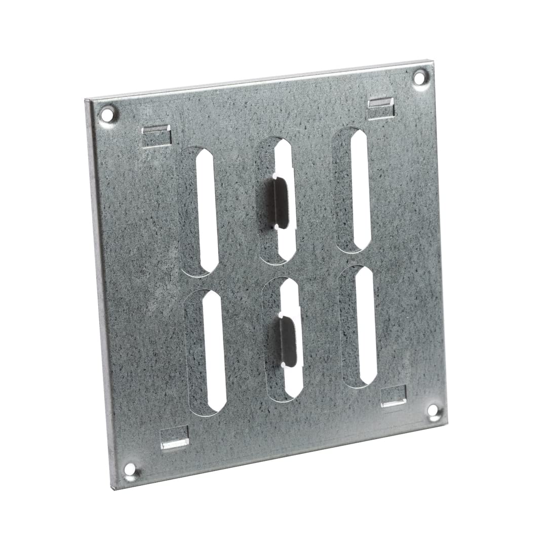 Galvanised 150X150 Mm (6X6") Sliding Grille Made Of Sheet Steel, Ventilation Grille