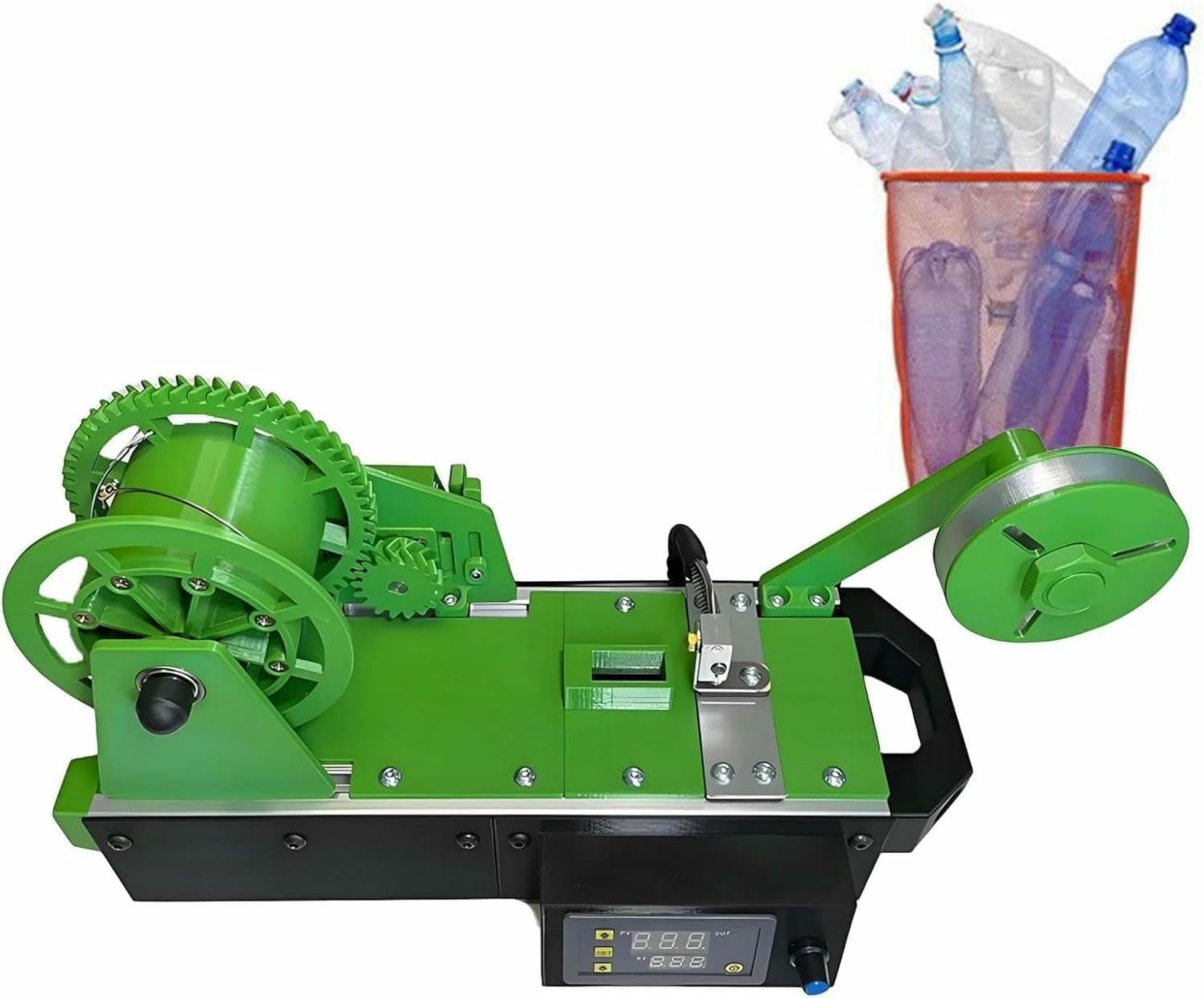 Máquina de filamento 3D para reciclar botellas PET con control digital de temperatura