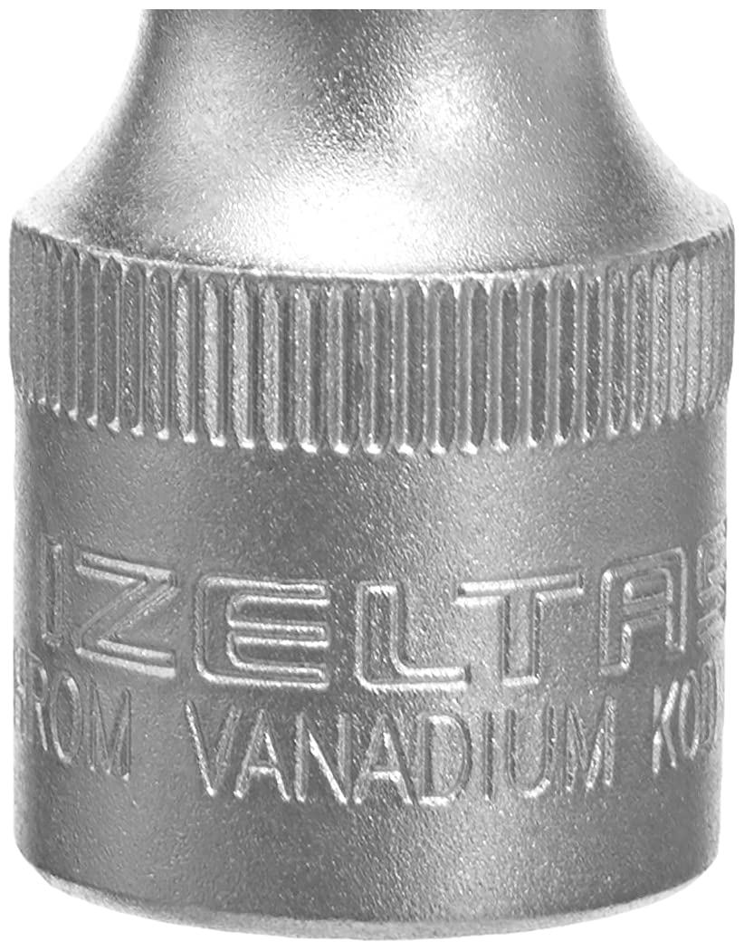 izeltas İzeltaş 1114064006 M 6 1/2" On Iki Köşe Lokmalı Bits Uç Kısa (60 Mm), Krom, M6
